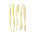 Wooden pottery knives for sculpting and shaping